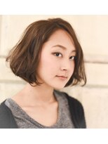 スノッブリコ(snob rico)&nbsp;[snob rico.]アンニュイカール　前下がりボブ