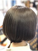 首まわりスッキリボブ  アッシュベージュ