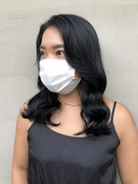 ヘアー アイス ルーチェ(HAIR ICI LUCE)&nbsp;ブルーブラック　イルミナカラー　担当中西