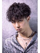 ゴールドシブヤ(GOALD SHIBUYA)&nbsp;波打ちスパイラルツイストスパイラルマッシュ束感刈り上げ