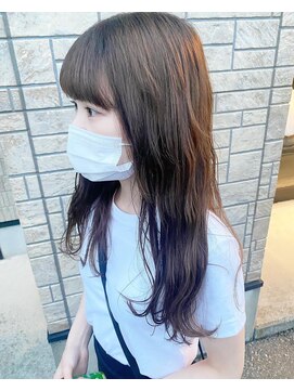 フィオーレ ヘアデザイン(FIORE hair design) グレージュカラー ミルクティー ダブルカラー