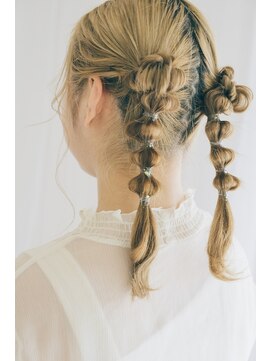 ヘアメイクアンドセットサロン リッコ(Hair make&set salon Ricco) ラメワックス！カジュアルアレンジ梅田Ricco