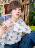ショコラアッシュ横顔美人マッシュパーマh2戸田公園20代30代40代