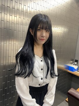 ボアップ(boappu) #ロングヘア#ブルーブラック#コリアンブラック#ダークカラー