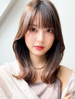 ソア 渋谷(soar)&nbsp;ナチュラルブラウン艶感ストレート美肌透明感ピンクブラウン美髪