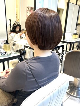 ネオリーブギンザ 銀座店(Neolive GINZA) 伸ばしかけでも可愛い ショートボブ 【銀座】福田