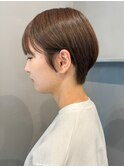 コンパクトマッシュショート×オリーブベージュ laki/八丁堀