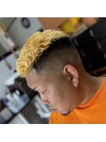 ピシャッとニ代目銀二郎 カーリーパーマ【広島/理容室/古民家バーバー二代目銀二郎】