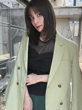 ミンクス 青山店(MINX) ミディアム　フェイスラインレイヤー　表参道