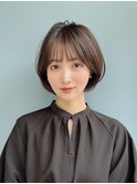 ナチュラルショートボブ
