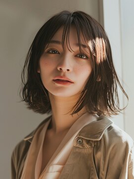 アンディーヴ 西京極(endive) 【endive西京極】透け感あふれる柔らかボブ