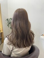 ラフ 原宿(L.a.a.g.f harajuku)&nbsp;ソフトウェーブ 韓国風巻き マロンベージュ ロング＠原宿