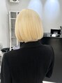 ココ 本八幡(KOKO) ケアブリーチを使用してダメージを抑えたハイトーンも得意です！