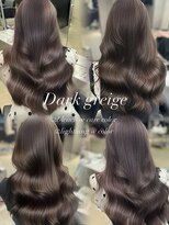 ペレ 栄 アネックス(PELE栄ANNEX) 韓国 くびれロング レイヤー ワンホンヘア 小顔前髪