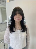 抜け感なレイヤーカットスタイル