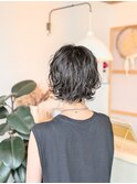 ショートボブ/パーマ