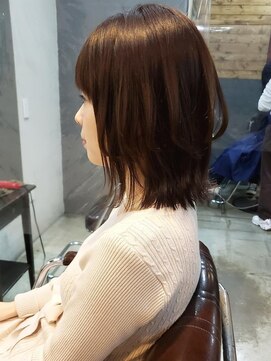 クレメント サロン ブル(Clement Salon Bull) 【松戸BULL】サロンスタイル☆外ハネエアリーミディ