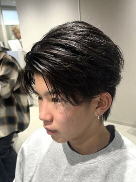 テクト バイアッシュ 吉祥寺店(Tect by Ash) フェザーショートセンターパートニュアンスパーマフェザーパーマ