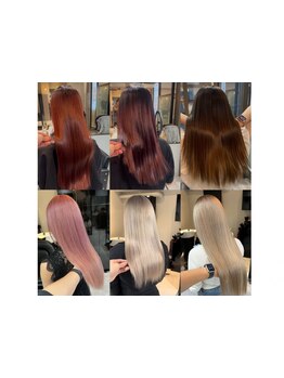 お客様一人ひとりに合わせて調合するPSYオリジナルのオーダーメイド髪質改善トリートメントが大人気。