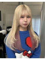 アドネ プライム(adne prime)&nbsp;ケアブリーチ ブロンドカラーハイトーンエクステデザイン