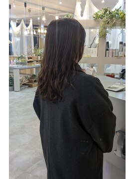 コテ巻き風パーマ