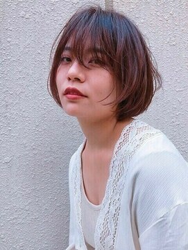 エムスラッシュ たまプラーザ(M.SLASH) ■ポイントカラーヘムライトラフ小顔ボブM.SLASHたまプラーザ7-5