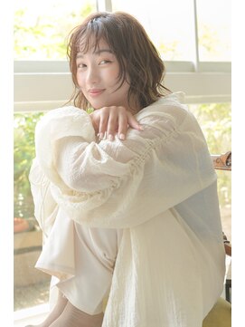 メルク ユニ(merc.uni) オリーブグレーナチュラルボブ12.18