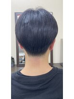 バームヘア(balm hair)&nbsp;ツーブロック、センターパートマッシュ