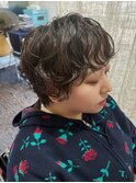 外国KIDSのショートパーマ