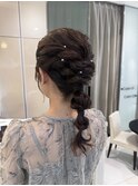 【藤岡】大人可愛い編みおろしヘア