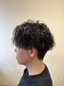 メンズ大人の清潔感水素ツイストパーマコース ¥25000→