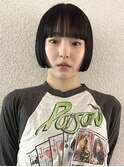 ボブ/ブリーチ/ケアブリーチ/ダブルカラー/ハイトーン/ベージュ