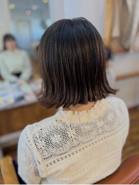 シンセリティ 宮崎市恒久店(Sincerity) 切りっぱなしボブ(外ハネ)