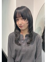 アオ(AO。)&nbsp;コリアンブラックカラー×レイヤーカット！