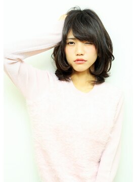 フロール(florun) 【ミディアム】鎖骨ラインのふんわりボブディ