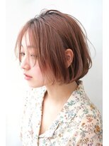 トリッカ 銀座(tricca)&nbsp;ミニマムボブ/ミニボブスタイル/ピンクベージュ