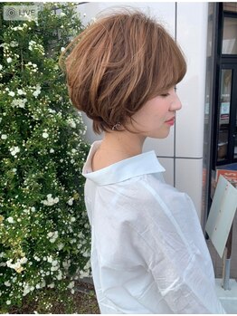 ハーズヘア 千代田本店(Her's hair)の写真/【絶妙なバランス感】印象を左右する顔周り。Her's hairの繊細なカット技術で洗練された[好印象ヘア]を実現