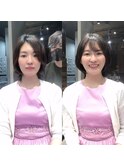 AFLOAT GINZA【仲道 弘泰】黒髪ショート【before→after】