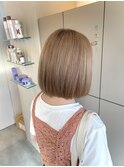【EIGHT 豊崎】お客様スタイル_フルブリーチ×ミルクティー