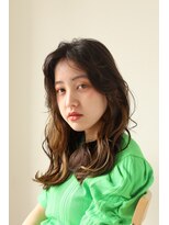 エクリフルール(equri fleur) 【目黒】 イヤリングカラー×ベージュ