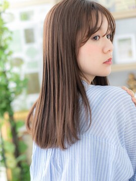 カバーヘア ブリス 戸田公園西口店(COVER HAIR bliss) シースルーバング大人エアストレートTb戸田公園20代30代40代