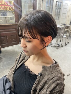 ロイジー(roijir) 表参道roijir マッシュショート×オリーブカラー