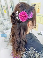 ユニティ 橋本店 卒業式ヘアセット