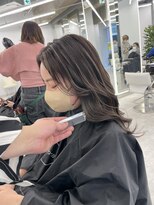 ブラウン(Brown) イメチェンヘアスタ イルハイライトカラー/藤沢