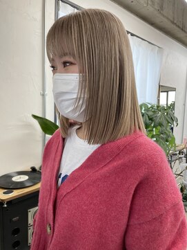 イット(it.) it.Style 伸ばしかけボブ 顔まわり ミルクティーベージュ