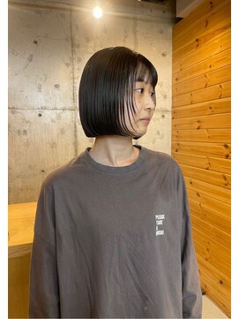 カフネ ジュントス ヨロ(Cafune' juntos YOLO) ボブ/黒髪/髪質改善ストレート