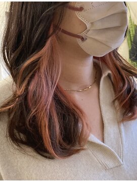 ファニータ(Funny-Ta) ロングでのインナーカラースタイル