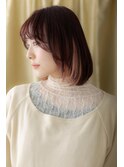 インナーカラー韓国風ウルフミディアムTb4上尾20代30代40代
