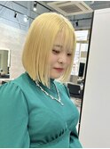 ボブ×ブロンド