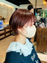 ヘアリゾート粋 ティガ 池袋店(tiga)&nbsp;ハンサムショート/エアリー/透明感ブラウン